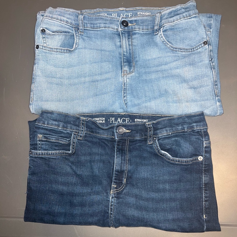 Boys Jeans 2 Pairs Children’s Place Size 14